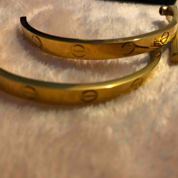 Beautiful 14k Gold Filled & Stainless Steel- Size 18 6mm - Picture 10 of 13